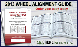 Wheel Alignment Guide, Old Car Spec Guide