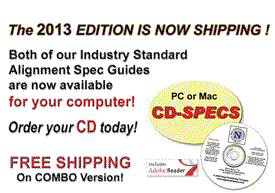 Wheel Alignment Specifications on CD