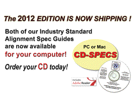 Wheel Alignment Specifications on CD